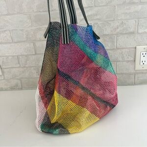 Epice Colorful Mesh Tote Bag w/ Pouch